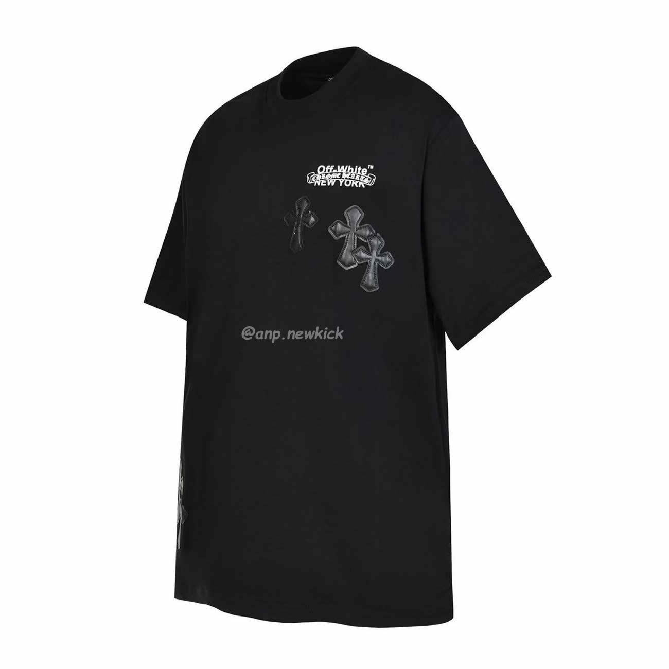 Chrome Hearts X Off White Casual Tee (5) - www.newkick.vip